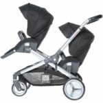 RED CASTLE Double Stroller Evolutwin Black