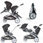 RED CASTLE Double Stroller Evolutwin Black - Image 3