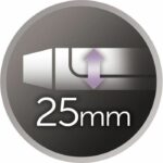 Remington CI6525 Pro Soft Curl Curler - 25mm: soft curls - Ceramic, Tourmaline Ionic, Antistatic, 10 settings 130-220° - Image 6