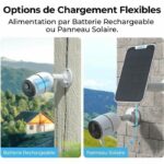 Outdoor camera - REOLINK - G330 - Solar panel - White - Image 2