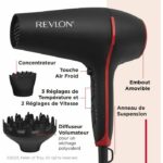 Smooths Smoothstay Revlon RVDR5317 - Infused with coconut oil + volummer diffuser - Image 3