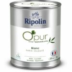 O'PUR paint for walls, woodwork & radiators - RIPOLIN - 472822 - White - Velvety satin - 2 L