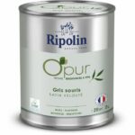 O'PUR paint for walls, woodwork & radiators - RIPOLIN - 472827 - Mouse grey - Velvety satin - 2 L