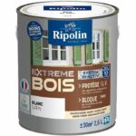 RIPOLIN Interior & Exterior Wood Paint – Satin White, 2.5L