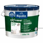 Single-coat satin white wall and ceiling paint 10L Ripolin - Image 2