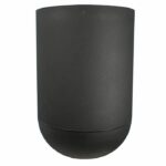 RIVIERA GRANIT TULIP round flower box - Plastic - Diameter 50 cm - Black - Image 2