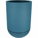 RIVIERA GRANIT TULIP round flower box - Plastic - Diameter 50 cm - Blue - Image 2