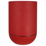 Flower box - RISS - RIVIERA GRANIT TULIPE - Plastic - Diameter 50 cm - Red - Image 2