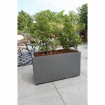 Granite flower tray - 60x30 cm - gray - Image 2