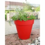 Riviera SOLEILLA FLOWER POT - Ø 39.2 x 35.8 cm - Red - Image 2