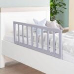 ROBA Wooden Bed Rail 90 cm - Fall Protection for Babies and Children - Grey – Bild 2