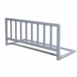 ROBA Wooden Bed Rail 90 cm - Fall Protection for Babies and Children - Grey