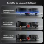 ROBOROCK Saros 10 Black - Robot Vacuum Cleaner - 22,000 Pa - DuoDivide Anti-Tangle - Ultra-thin Design - FlexiArm Brush - Image 4