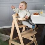Sit Up III Wooden High Chair - ROBA - Height Adjustable - Natural - Image 2