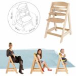 Sit Up III Wooden High Chair - ROBA - Height Adjustable - Natural - Image 5
