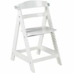 High chair - ROBA - SIT UP CLICK & FUN - Removable meal tray - Adjustable height - Up to 70 kg - White lacquered wood - Image 5
