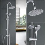 ROUSSEAU Dunedin Chrome Shower Panel without Faucet - Image 2