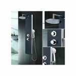 ROUSSEAU Hydromassage shower column Eris anthracite gray - Image 2