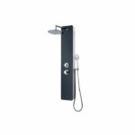 ROUSSEAU Hydromassage shower column Eris anthracite gray