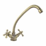 ROUSSEAU Beverly kitchen mixer tap - without handshower - aged bronze - Image 2