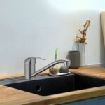 Sink mixer - Edouard Rousseau - CARDIFF - Chrome - Swivel spout - Water saving - Image 2
