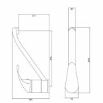 ROUSSEAU Belfort kitchen mixer tap - Without hand shower - Chrome - Image 2