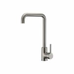 Rousseau Faucet Kitchen Mixer Kilo - Without shower - Stainless steel gray