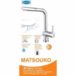 Rousseau Matstoko kitchen mixture - with shower - chrome gray - Image 4