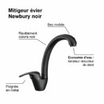 NEWBURY sink mixer black - Image 3
