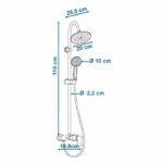 Rousseau Shower column with Dakota mechanical mixer tap - Image 4