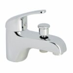 ROUSSEAU Mixer tap mechanical bathtub and shower - Chrome - Monotrou NF