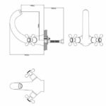 Rousseau Mechanical mixer tap Lavabo Beverley - Fixed - Image 2