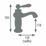 Rousseau Mixer Lavabo Marple Chrome - Image 2