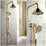 Rousseau shower column without old bronze retro tap - Image 2