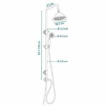 Rousseau shower column without old bronze retro tap - Image 4