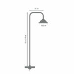 ROUSSEAU Shower column with mixer faucet Byron - Old bronze - Image 3