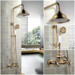 ROUSSEAU Shower column with mixer tap Retro - Old bronze - Image 2