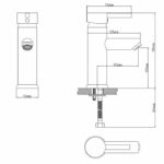 Rousseau Faucet Mixer Lavabo Dover - Image 2