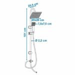 ROUSSEAU Shower column without tap Soto - Chrome - Image 4