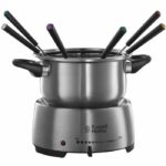 Russell Hobbs 22560-56 Fiesta Electric Fondue 1200W for 6 people, stainless steel compatible dishwashers - Image 4