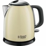 Russell Hobbs 24994-70 1L compact kettle Plus, fast, removable anti-limestone filter, visible water level-CREME