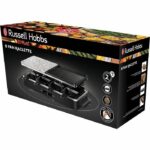 Russell Hobbs Raclette Appliance - 26280-56 - 3 in 1 Multifunction - 8 People - 1400W - Cooking Stone - Reversible Grill - Image 2