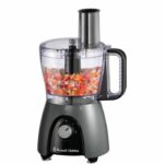 Food processor - RUSSEL HOBBS - Desire Matte Charcoal - 600 W - 2 speeds + pulse - Black