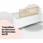 SAFETY 1ST, Natural wood bed rail, 110 cm compatible with beds larger than 160 cm, eco-responsible, 100% FSC wood – Bild 6