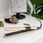 SAINT ALGUE 3963 - Demeliss GOLD hair straightener - Ceramic coating - Ultra-thin floating plates - 150 to 230 ° C - Black / Gold - Image 6