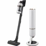 SAMSUNG Bespoke Jet Plus Pet VS20B95823W - Broom Vacuum Cleaner + Clean Station 2.0 - 580 W - 210 AW