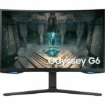 Curved gaming pc screen - Samsung - Odyssey G6 - G65B S27BG650EU - 27 '' WQHD - VA - 1 ms - 240Hz - HDMI / DisplayPort - AMD Freesync