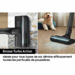 SAMSUNG Jet 75E Turbo - Stick Vacuum Cleaner - 200 AW - 60min - 0.8 L - Grey / Blue - Image 4