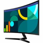 PC Monitor - SAMSUNG - S27D366GAU - 27 FHD 1800R - VA Panel - 100Hz - 4ms - 1 HDMI - Tiltable - Black - Image 2