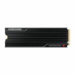 Samsung - Internal SSD - 9100 PRO with NVMe M.2 PCIe 5.0 x4 heatsink - 4TB - Read speed up to 14,800MB/s - MZ-VAP4T0CW